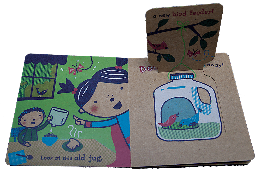 bird-feeder Children's Book Review: Don’t Throw That Away