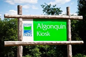 ALGONQUIN-KIOSK-300x200 Ontario Provincial Parks - Photo Galleries of Trails and Parks