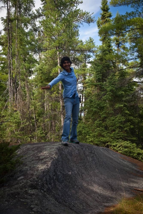 2666192686 Enjoying Gut Lake Trail At Grundy Lake Provincial Park