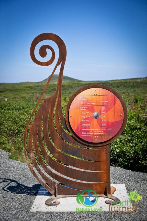 786022660 Hiking At Newfoundland's L'Anse aux Meadows Viking Settlement
