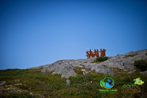 465443357 Hiking At Newfoundland's L'Anse aux Meadows Viking Settlement